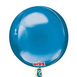 Balão Metalizado Bola Azul Regina Azul