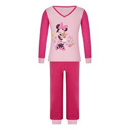 Pijama Disney KF Minnie Longo meninas Rosa 6