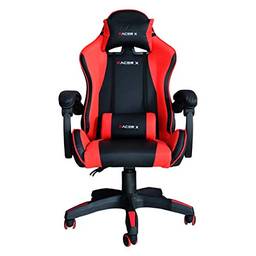 Cadeira Gamer para Computador Reclinável Racer-X Modelo Comfort Cor (Vermelho)