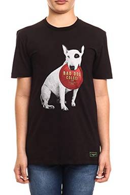 Camiseta Estampada: Bad Dog, Colcci Fun, Meninos, Preto, 16