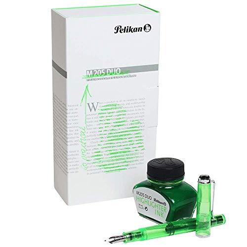 Pelikan Caneta Tinteiro Duo M205 Shiny Green Edição Especia