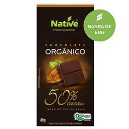 Chocolate 50% Cacau Orgânico Native 80g