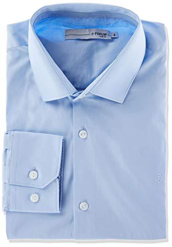Camisa Slim Fit, Forum, Masculino, Azul Ceu, 2