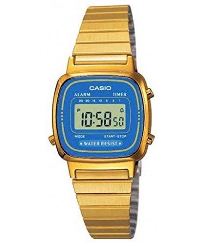 Relógio Feminino Digital Casio LA680WGA1DF - Dourado