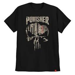 Camiseta The Punisher O Justiceiro Caveira Camisa Logo Serie M