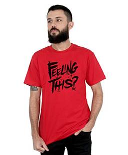 Camiseta Feeling This, Action Clothing, Masculino, Vermelho, G
