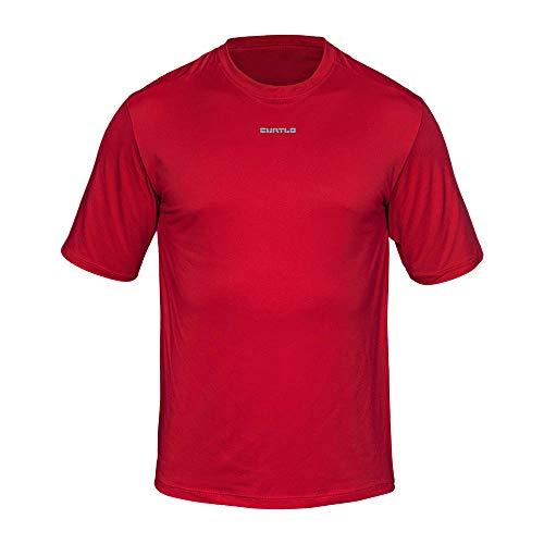 Camiseta Active Fresh Mc - Masculino Curtlo M Vermelho