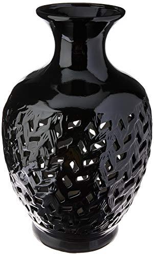 Vaso Com Recorte G Ceramicas Pegorin Preto