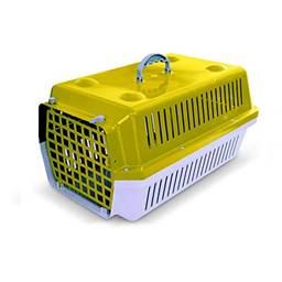 Caixa Transporte Alvorada N.3-Amarelo Alvorada para Cães