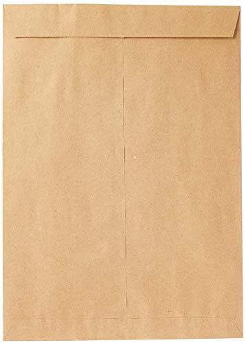 Envelope Saco Kraft Natural KN34 240x240mm, Tilibra, 210293, Blister com 10 envelopes