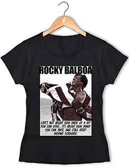 Camiseta Baby Look Rocky Balboa