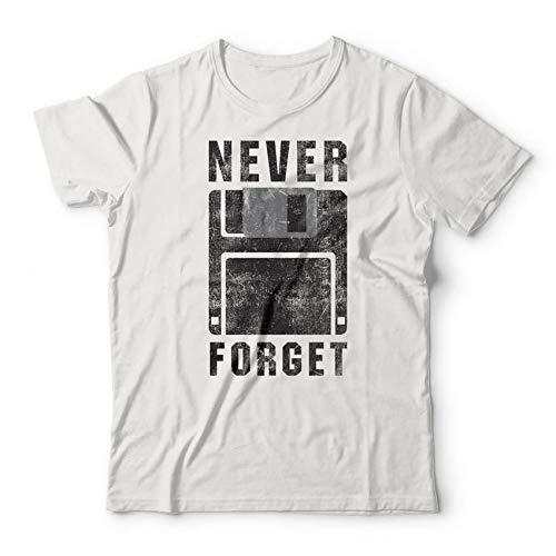 Camiseta Never Forget, Studio Geek, Adulto Unissex, Off White, 2G