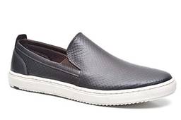 Slip On Casual em Couro Clippers, Fork, Masculino, Marrom, 40