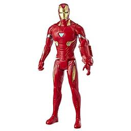 Boneco Titan Hero 2.0 Homem de Ferro, Avengers, Vermelho/Amarelo