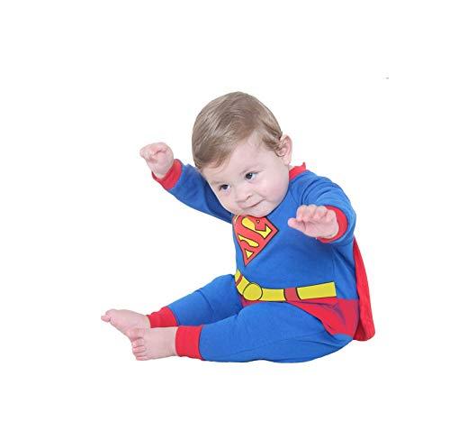 Fantasia Macacão Super Homem Bebê 911414-M