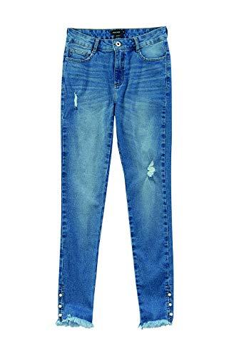 Calça Jeans Skinny, Malwee, Feminino, Azul, 40