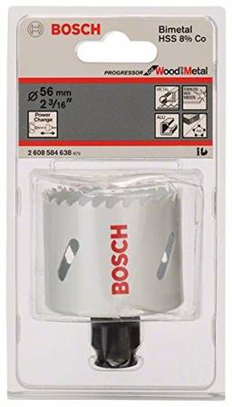 Bosch 2608584638-000, Serra Copo Power Change Progressor, Branco, 56 mm