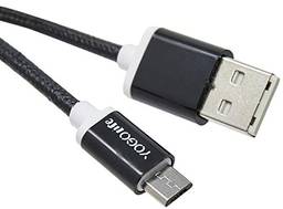 Cabo Micro USB, 1.0M, Yogo, YLMICBLK, Preto
