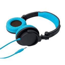 Fone de Ouvido Tipo Headphone Dobrável - Full Bass, One for all, Preto/Azul