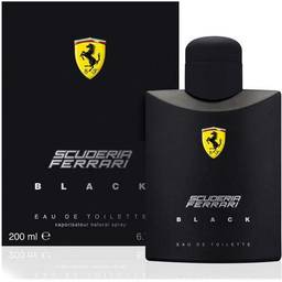 Perfume Ferrari Black Masculino Eau De Toilette 200ml