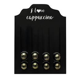 Porta-Cápsula I Love Cappuccino Nespresso Kapos Betume 23X30