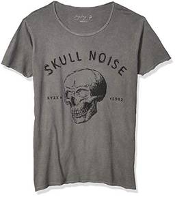 Camiseta Skull Noise, Joss, Masculino, Chumbo, GG
