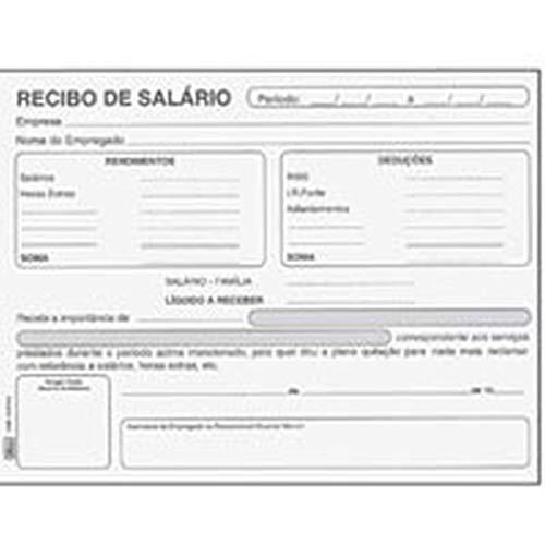 Impresso Recibo, Tilibra 15.018-5, Multicor, Pacote com 10 Unidades