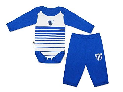 Conjunto body e calça Avaí, Rêve D'or Sport, Criança Unissex, Azul/Branco, M