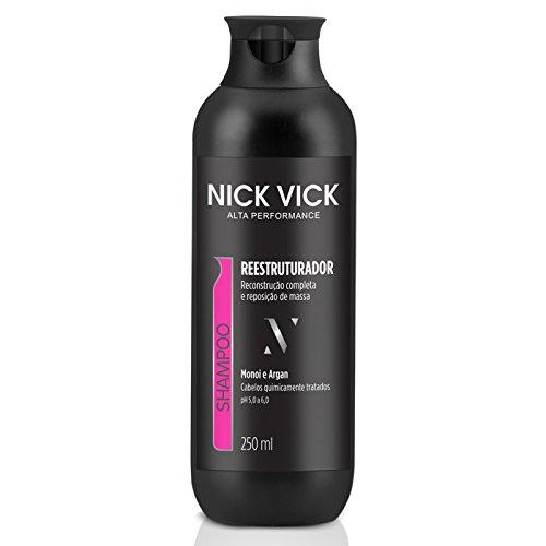 Shampoo Reestruturador, Nick & Vick, Preta, 250ml