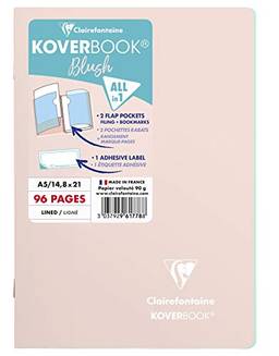 Caderno Koverbook Rose Pastel A5 Clairefontaine