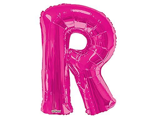 Balão Metalizado Supershape Letra R Rosa Pack Regina Rosa