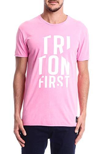 Triton Camiseta Estampada Feminino, M, Rosa