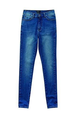 Calça Jeans Skinny, Malwee, Feminino, Azul Escuro, 38