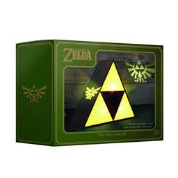 Luminaria The Legend Of Zelda - Triforce Light-- Paladone Cores Diversas, Feita Com Pintura Aerográfica