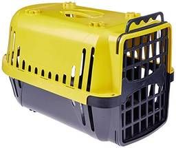 Caixa Transporte Evolution Amarela 3 Pet Injet para Cães