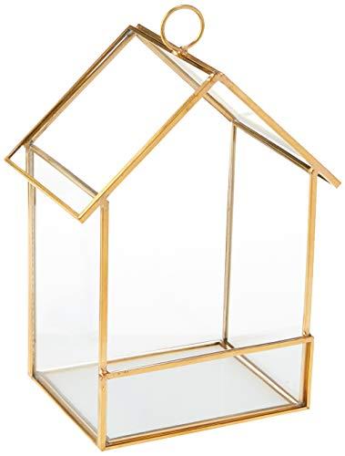 Jaspe Adorno Pendente 18 * 12cm Met/vidr Dourado Cn Casa Home & Co Único