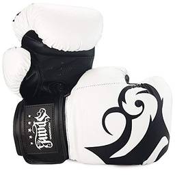 Luva De Boxe E Muay Thai Spank - 16Oz - Branco