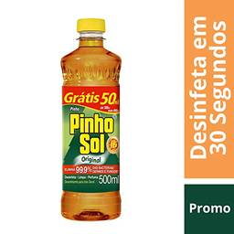 Desinfetante Pinho Sol Original 500ml Promo Leve 500ml Pague 450 ml