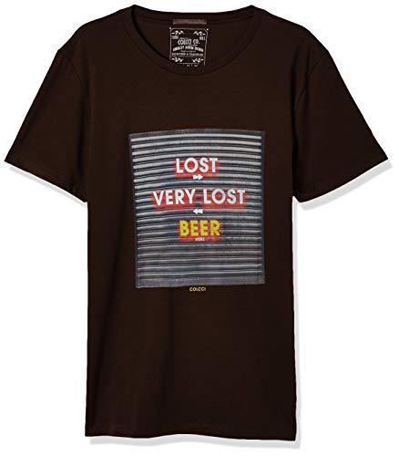 Camiseta Lost Very Lost Beer, Colcci, Masculino, Marrom Coffe Bean, XGG