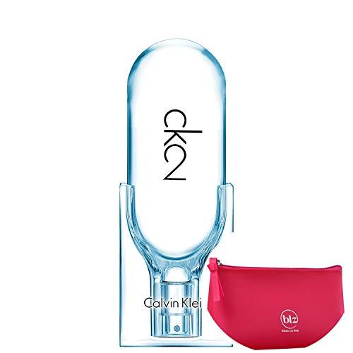 Ck2 Calvin Klein Eau De Toilette - Perfume Unissex 50ml + Nécessaire Pink Beleza Na Web