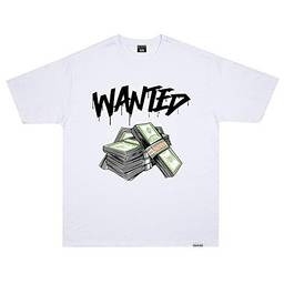Camiseta Wanted - Authentic Branco Cor:Branco;Tamanho:GG