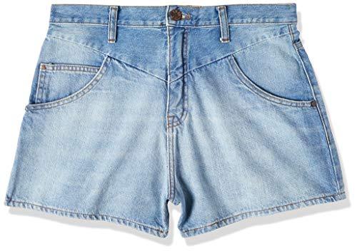 Taco Shorts Jeans Vintage Feminino, Tam 38, Azul
