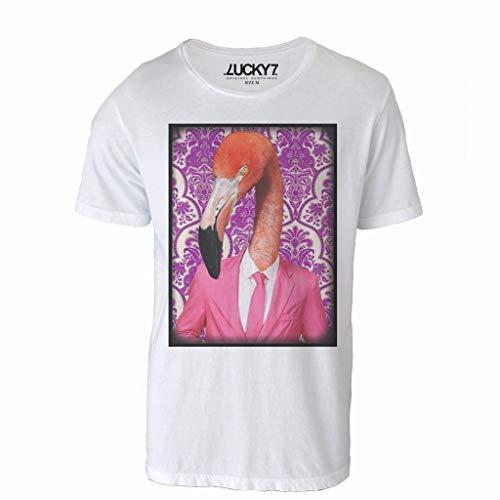 Camiseta Eleven Brand Branco XGG Masculina - Flamingo Suit