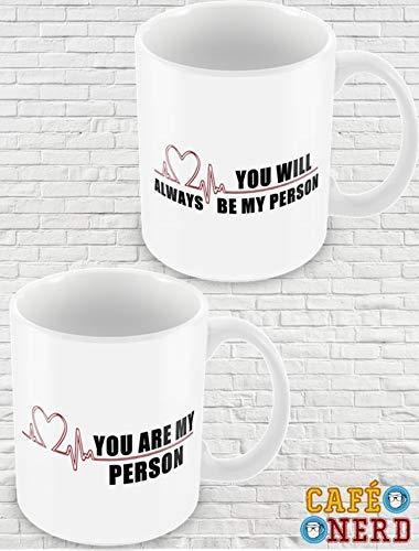 CANECAS GREY'S ANATOMY YOU ARE MY PERSON (KIT)
