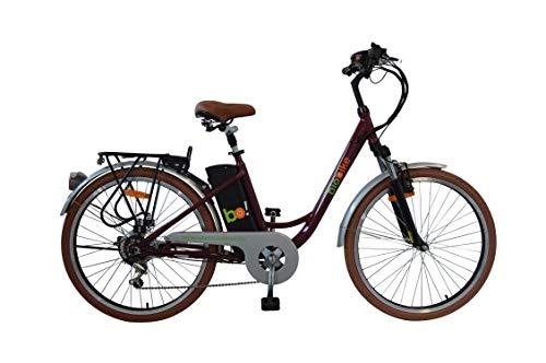 Bicicleta Elétrica Biobike STYLE BASIC Aro 26'' | Bordô