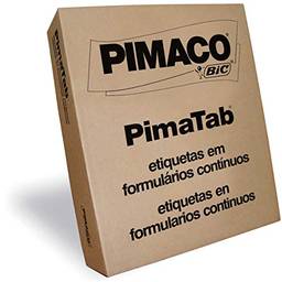 Etiqueta de Formulário Contínuo 2 Carretas 89x23, BIC, Pimaco, PimaTab, 874946, Branca, 500 Etiquetas