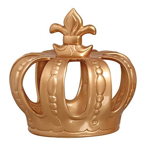 Coroa Para Enfeite Grande Ceramicas Pegorin Dourado No Voltagev