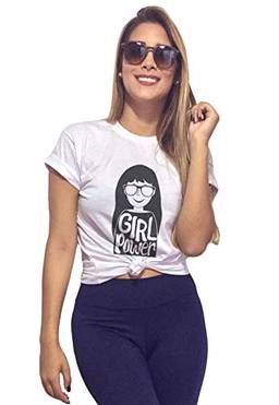 Camiseta  Power Glasses, Joss, Feminino, Branco, GG