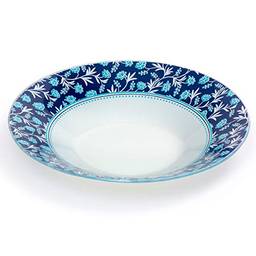 Bowl Home Glass Azul/Branco