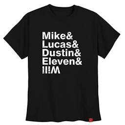 Camiseta Stranger Things, Mike, Lucas, Dustin, Eleven E Will XGG